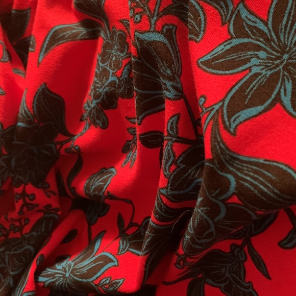 NWT Time and Tru red, black & blue dress w/pockets XXL(20) or XXXL(22) - Picture 14 of 15